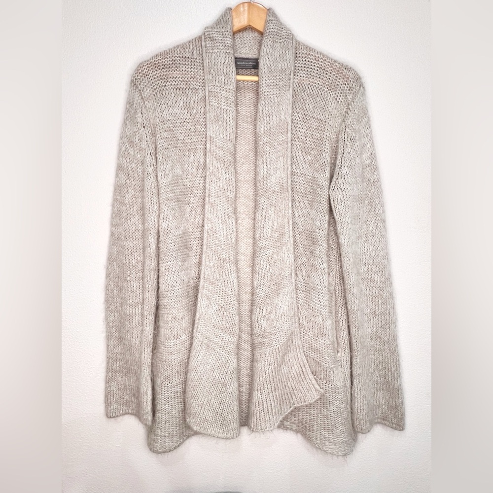 Wooden ships mohair wool cardigan sweater size small/medium